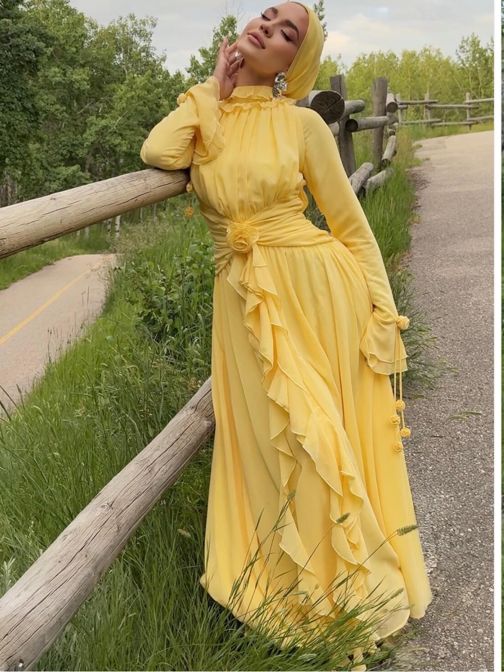 Vefa the label Bala maxi dress
